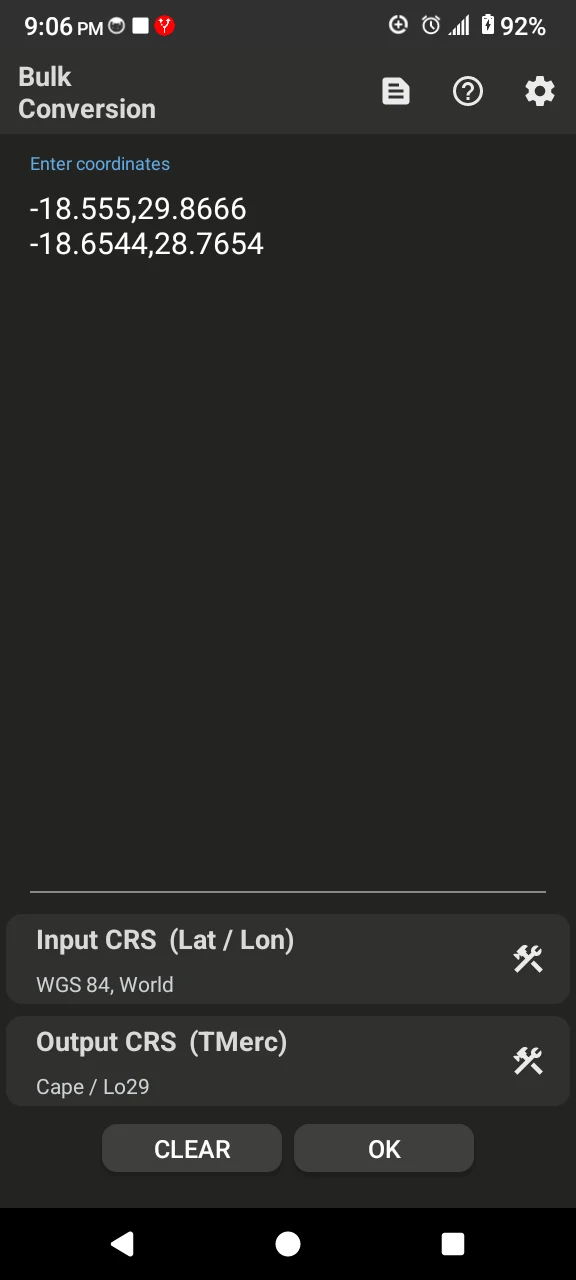 Coordinate Converter Plus screenshot